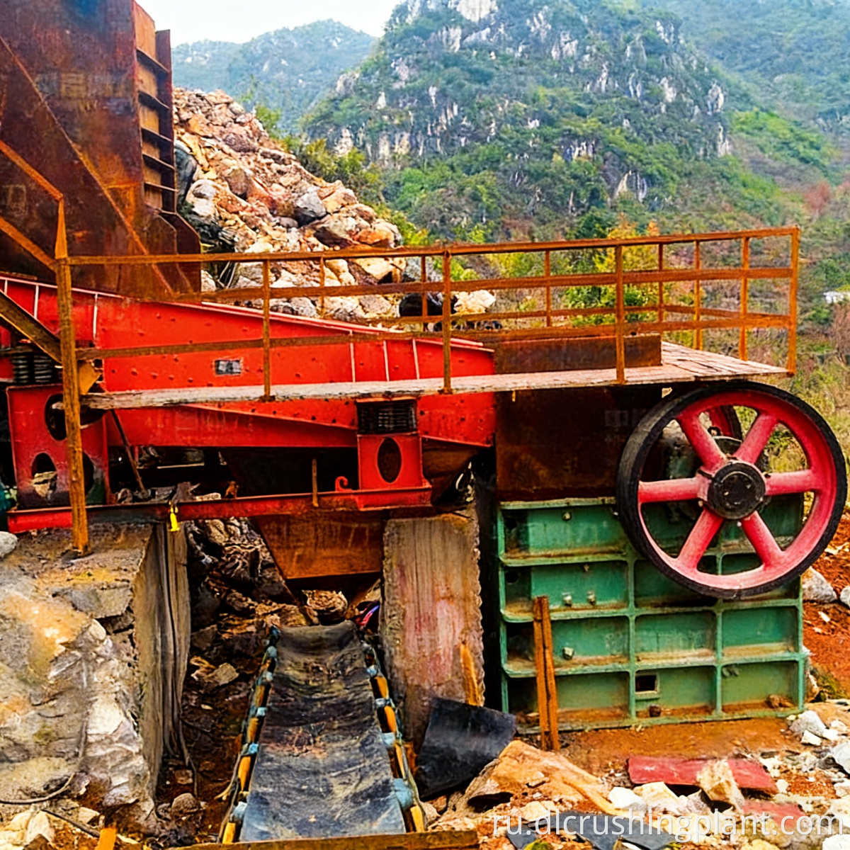 Линия дробления известнякового заполнителя Limestone Aggregate Crushing Line